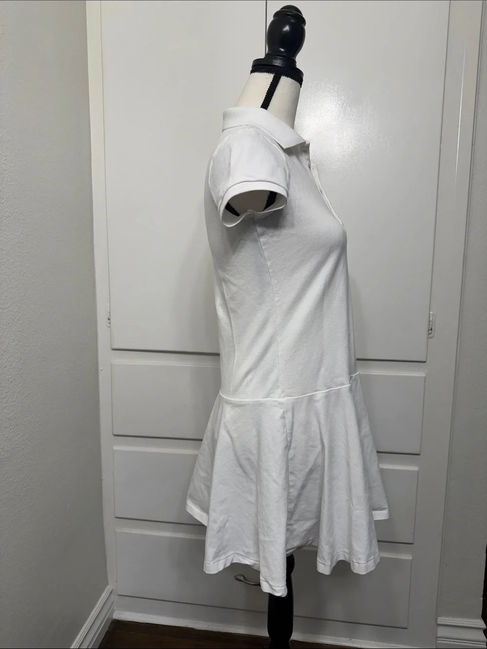 Polo Ralph Lauren White Polo Dress with Pink Pony